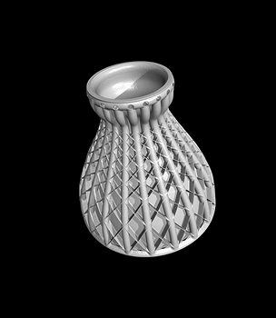 Pièce dentaire scannée par micro-tomographie Explorer