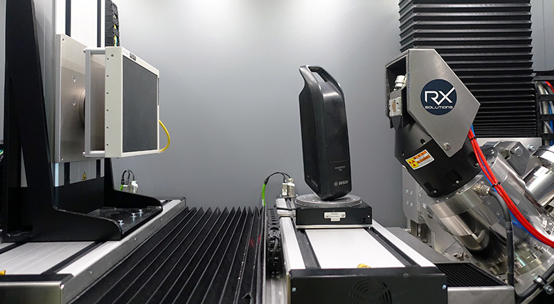 lithium battery inspection using X-ray tomography