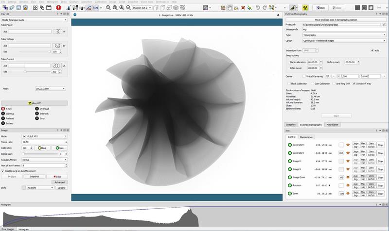 Industrial part tomography