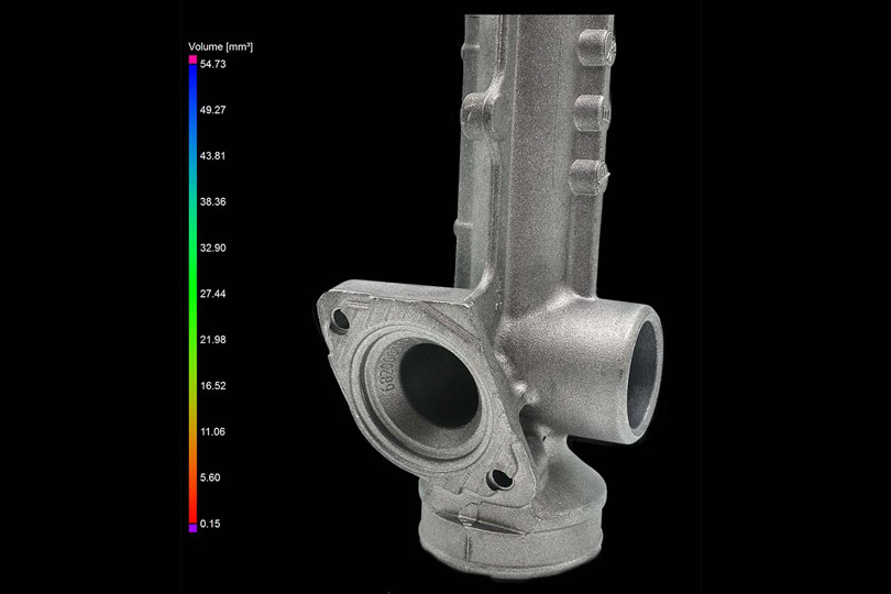 analyse pièce métal par tomographie