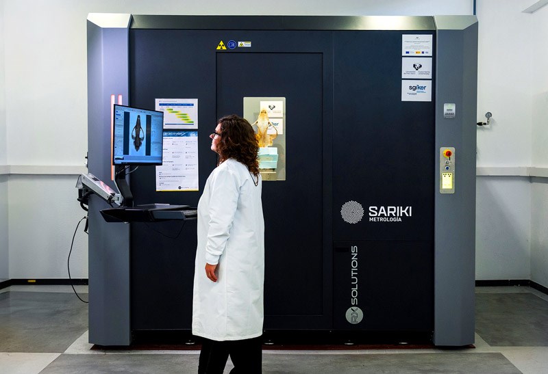 L'UPV (Université du Pays Basque) élargit son champ d'analyse avec la tomographie à rayons X