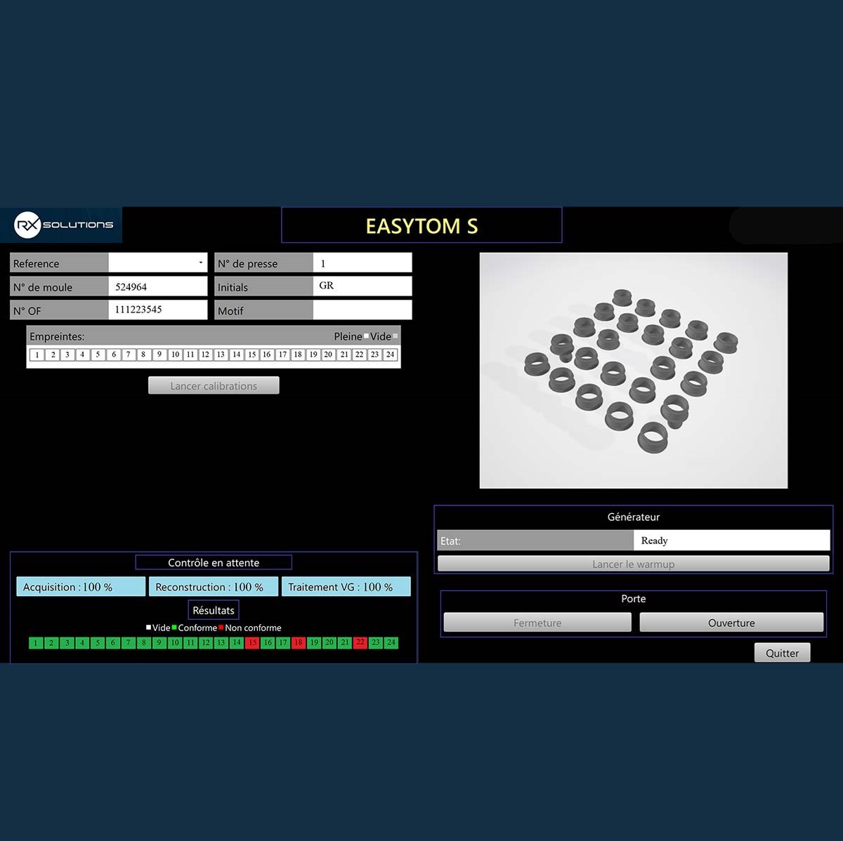 Automated tomography interface – custom-made 