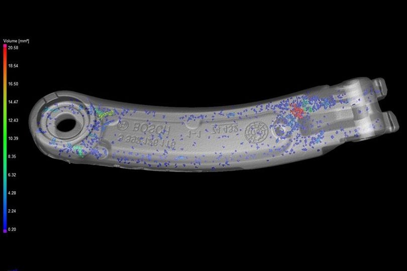 porosité aluminium tomography RX Solutions
