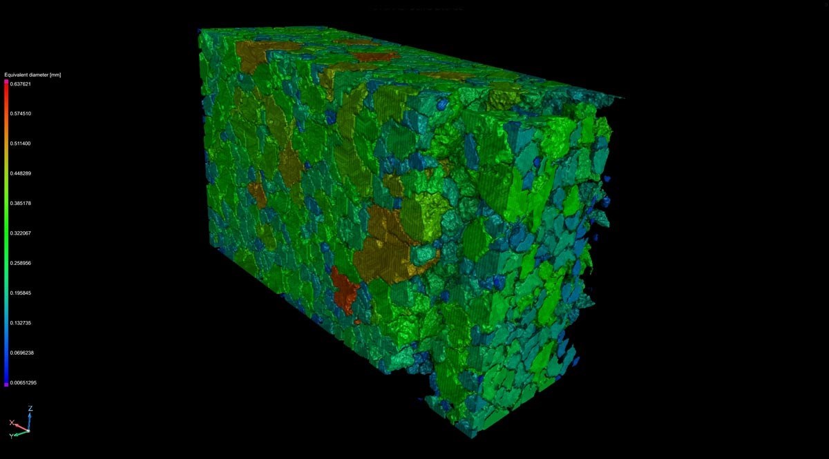 Analyse microstructures matériaux par tomographie 