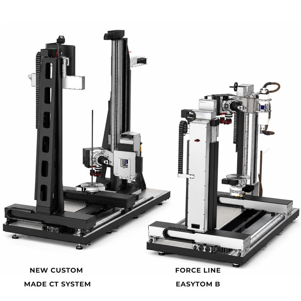Tomographe sur mesure - gros volumes