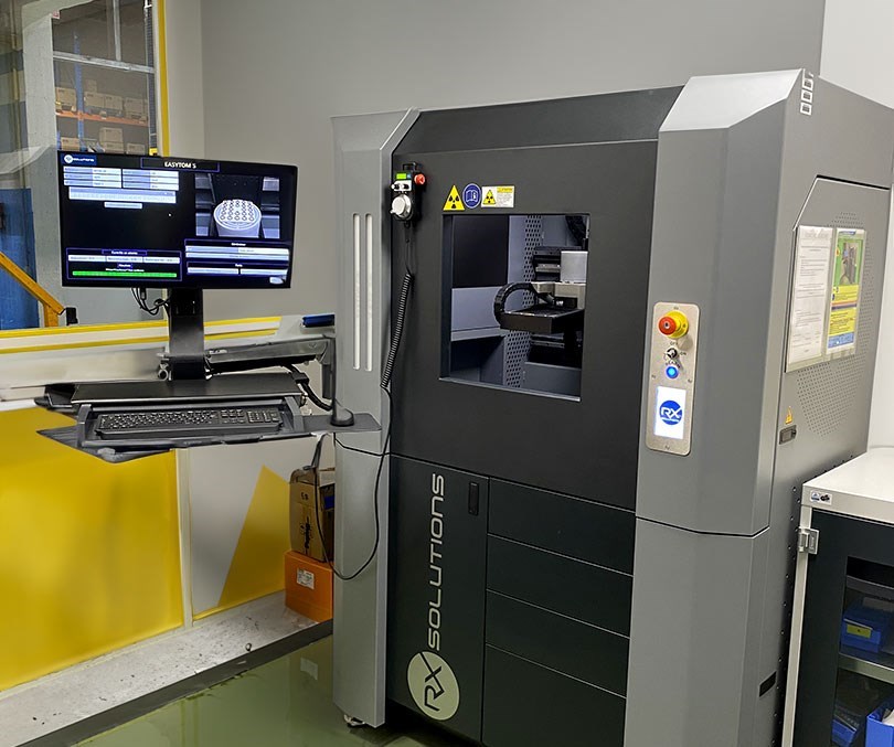 CT scan automation of a part 