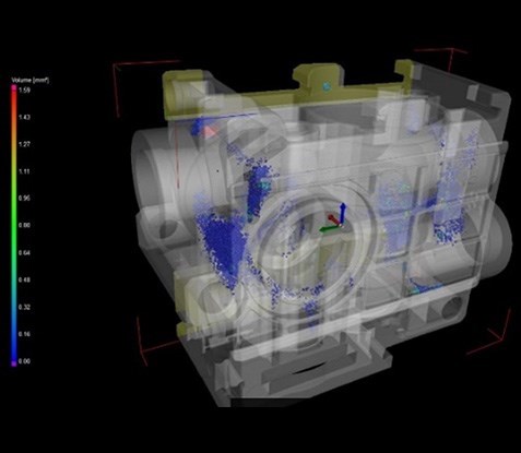 valve injection plastique analyse porosité RX Solutions