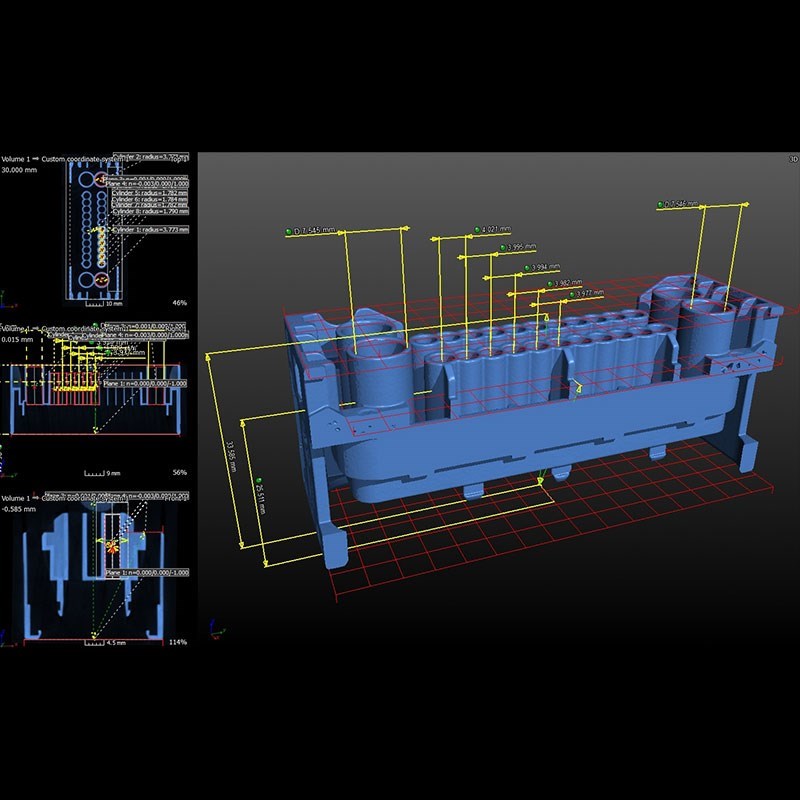 Mesures dimensionnelles : Metrology SeriesCette version de nos tomographes vous permet d'automatiser les inspections et de r&eacute;aliser des contr&ocirc;les dimensionnels certifi&eacute;s, y compris sur les g&eacute;om&eacute;tries internes, conform&eacute;ment aux standards VDI/VDE.D&eacute;couvrir Metrology Series, des tomographes configur&eacute;s pour mesurer