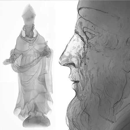 Étude de sculptures, objets archéologiques et pièces anciennes