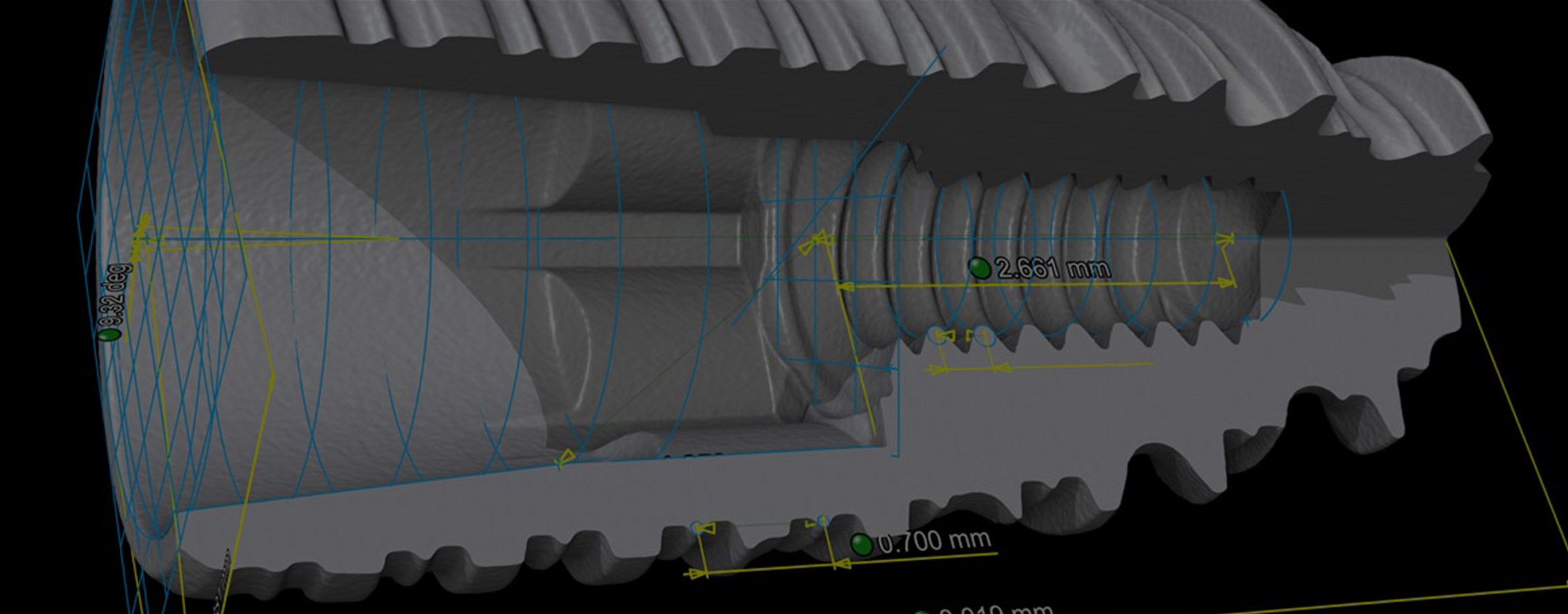 Mesures dimensionnelles.Métrologie industrielle par tomographie : mesures 3D haute précision